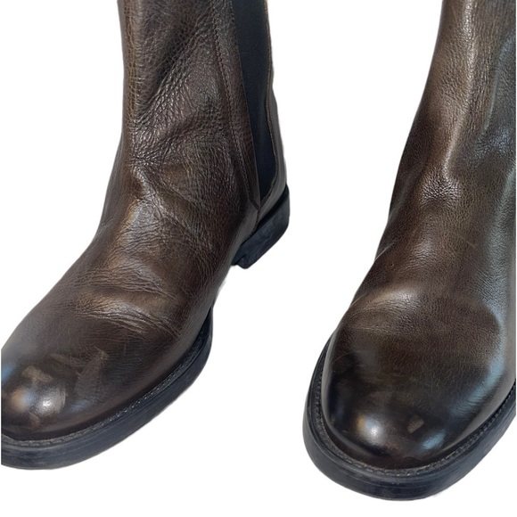 Men’s Bacco Bucci Rustic Italian Leather Chelsea Boots. Size 9.5 GUC - Picture 11 of 14